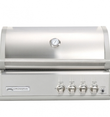 CROSSRAY 4 BURNER GAS BBQ INBUILT