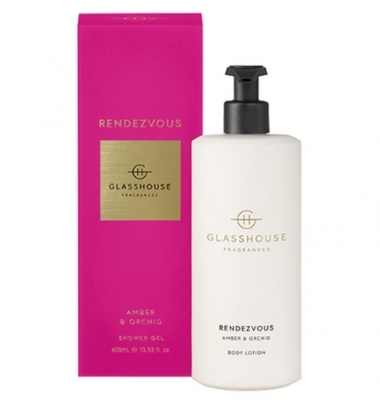 GLASSHOUSE RENDEZVOUS BODY LOTION 400ML